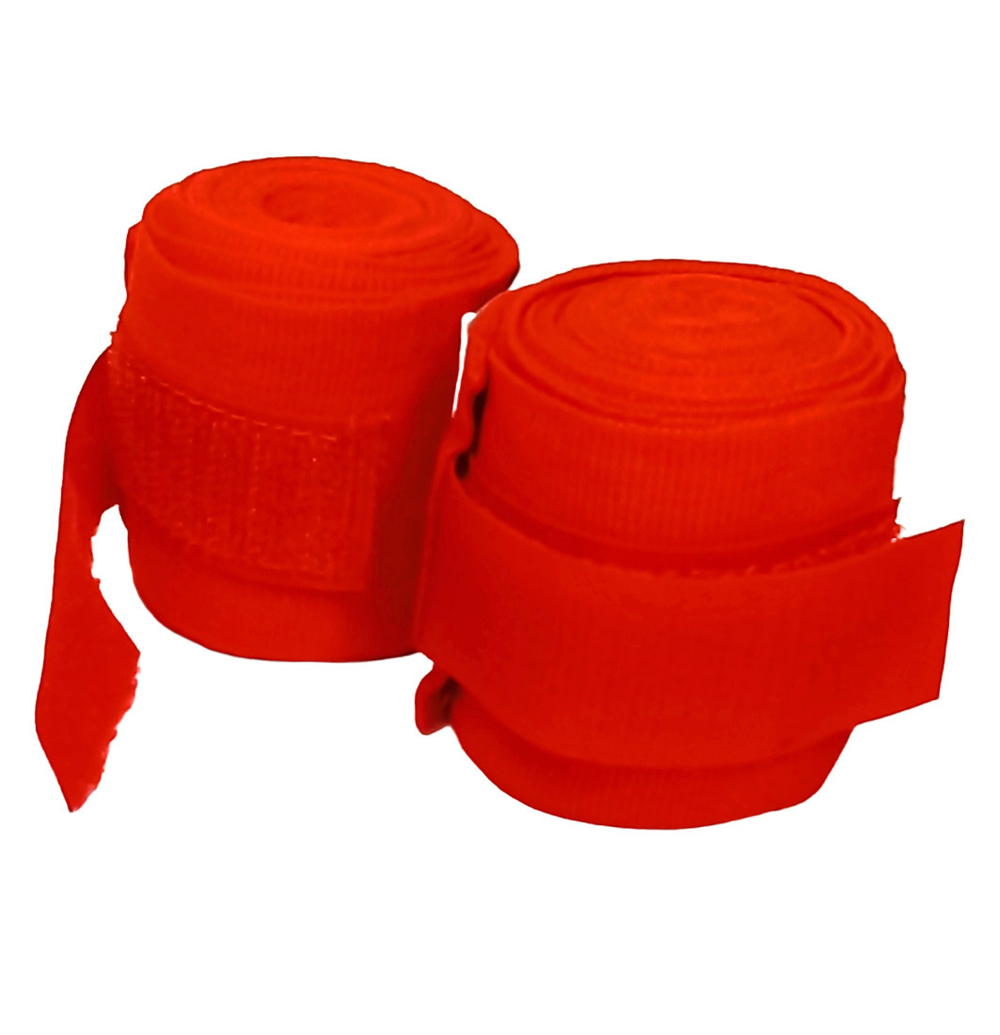 Бинты для бокса 3,5 метра 2 шт цвет Красный