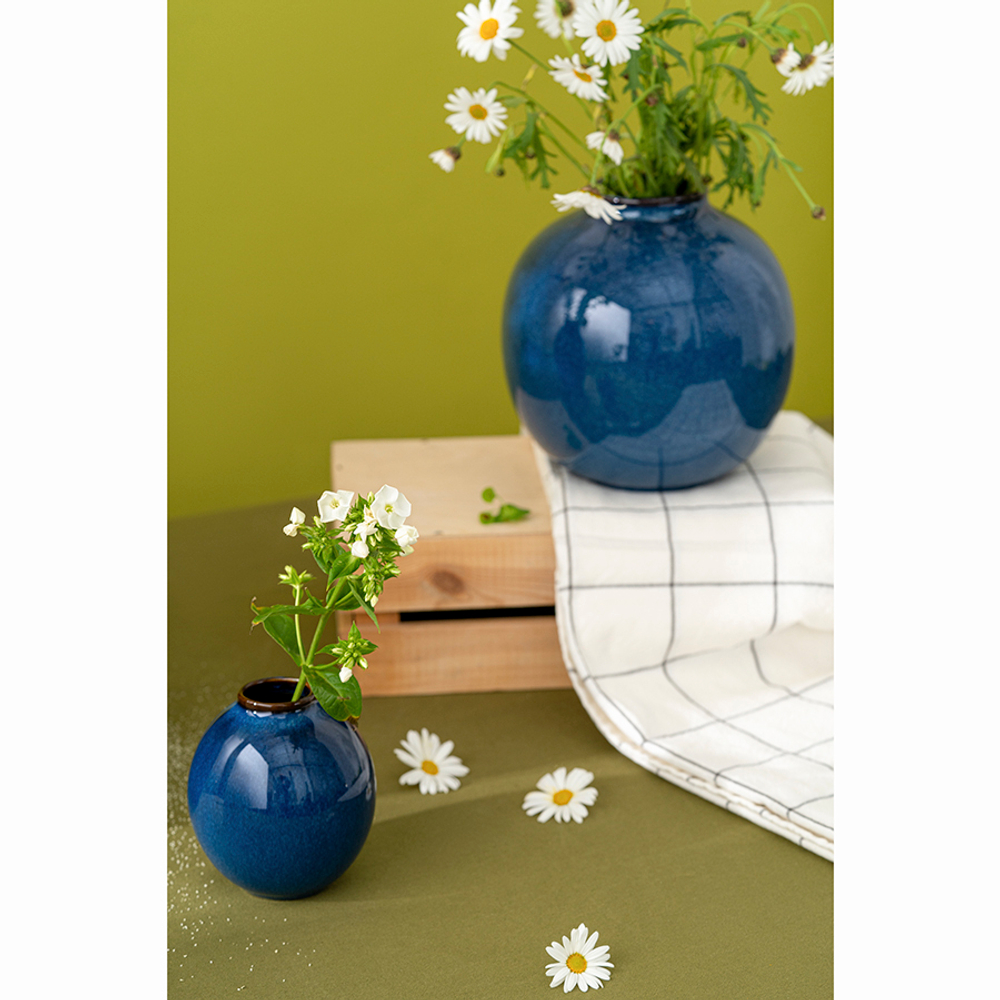 Ваза nature, 11 см, темно-синяя