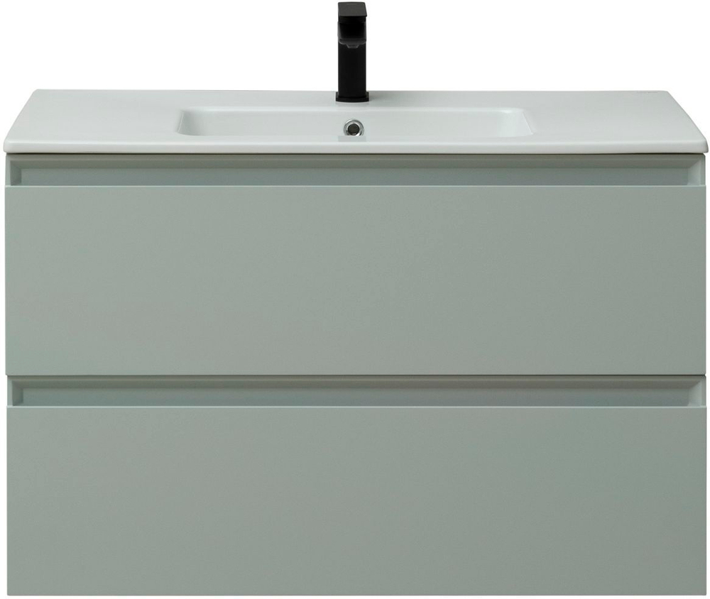 Тумба с раковиной Allen Brau Eclipse 1.E1003.PWM 100 рapyrus white matt