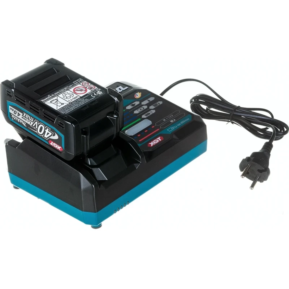 Makita GA004GM201 сетевая ушм (болгарка) ( 2 x 4 Ач, З/У) GA004GM201
