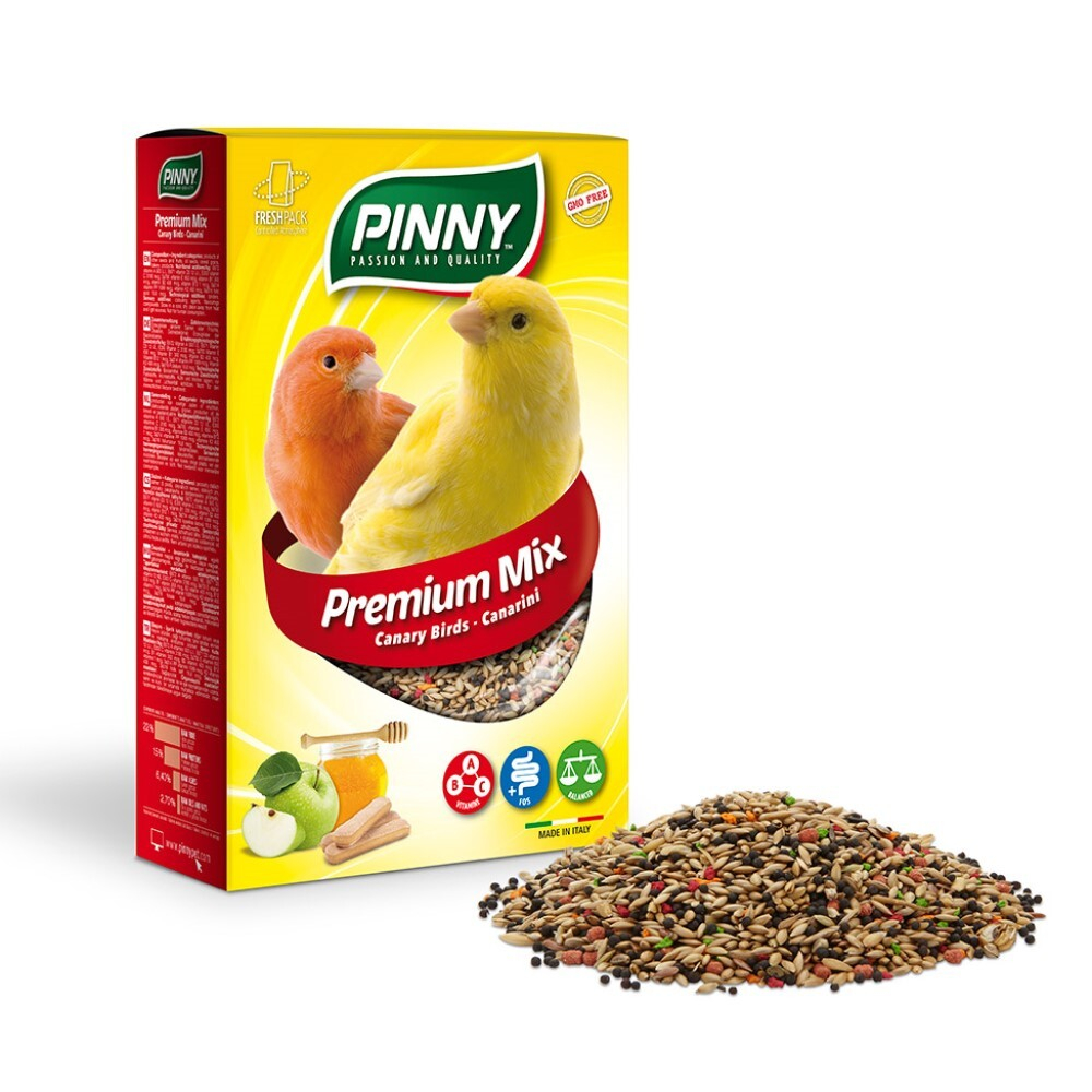 Pinny PM Корм для канареек с фруктами, бисквитом и витаминами 800 г