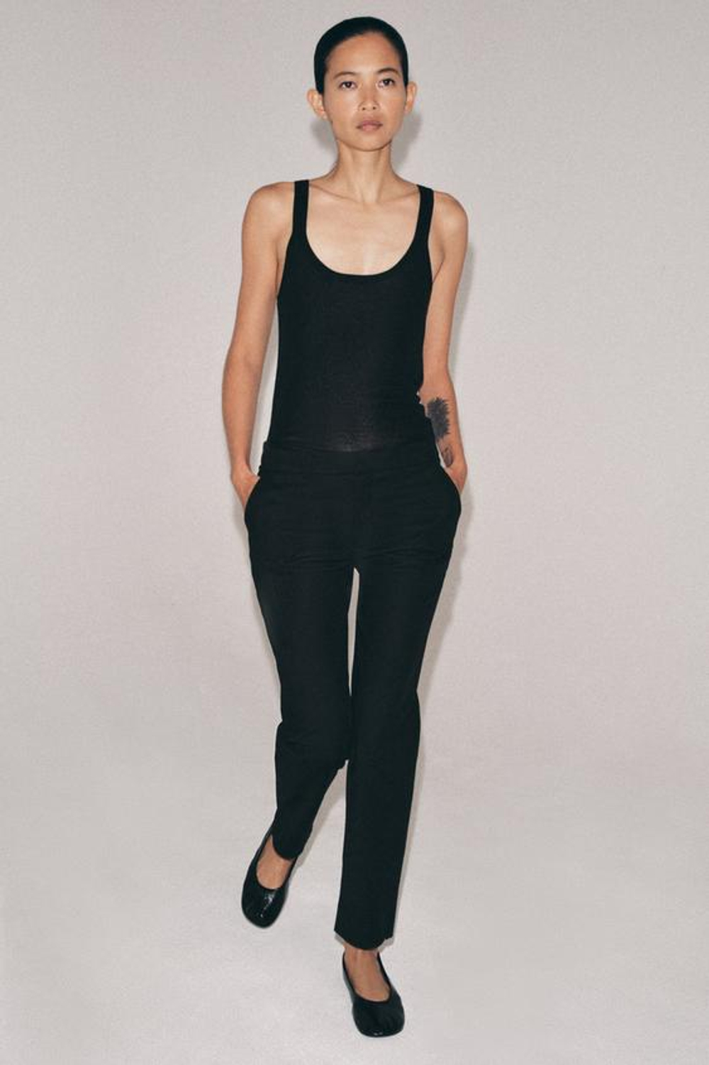 ZW COLLECTION Брюки-капри с заниженной талией - ZARA