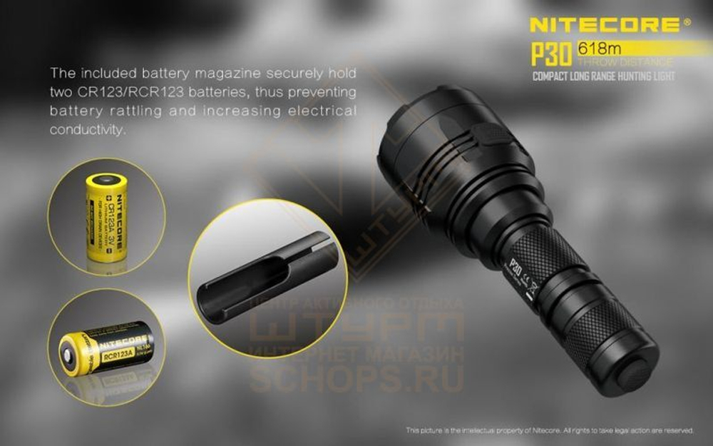 Фонарь Nitecore P30