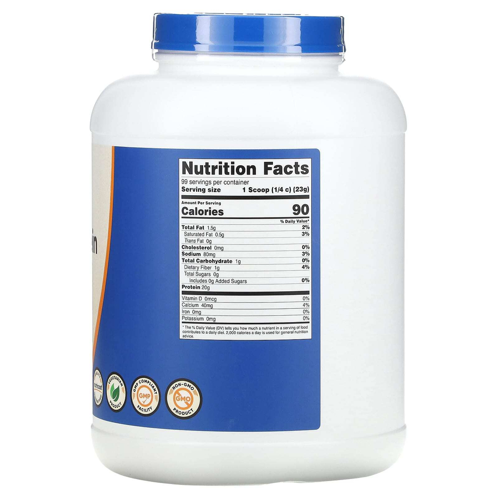 Nutricost, органический рисовый протеин, без добавок, 2268 г (5 фунтов)