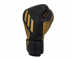 Перчатки боксерские Speed Tilt 350 черно-золотые SPD350VTG