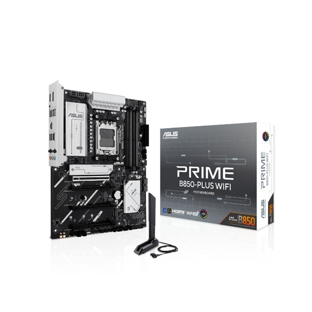 Материнская плата ASUS PRIME B850-PLUS WIFI, AM5, DDR5, ATX