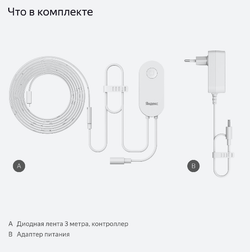 Умная светодиодная лента Яндекс белая (YNDX-00544)