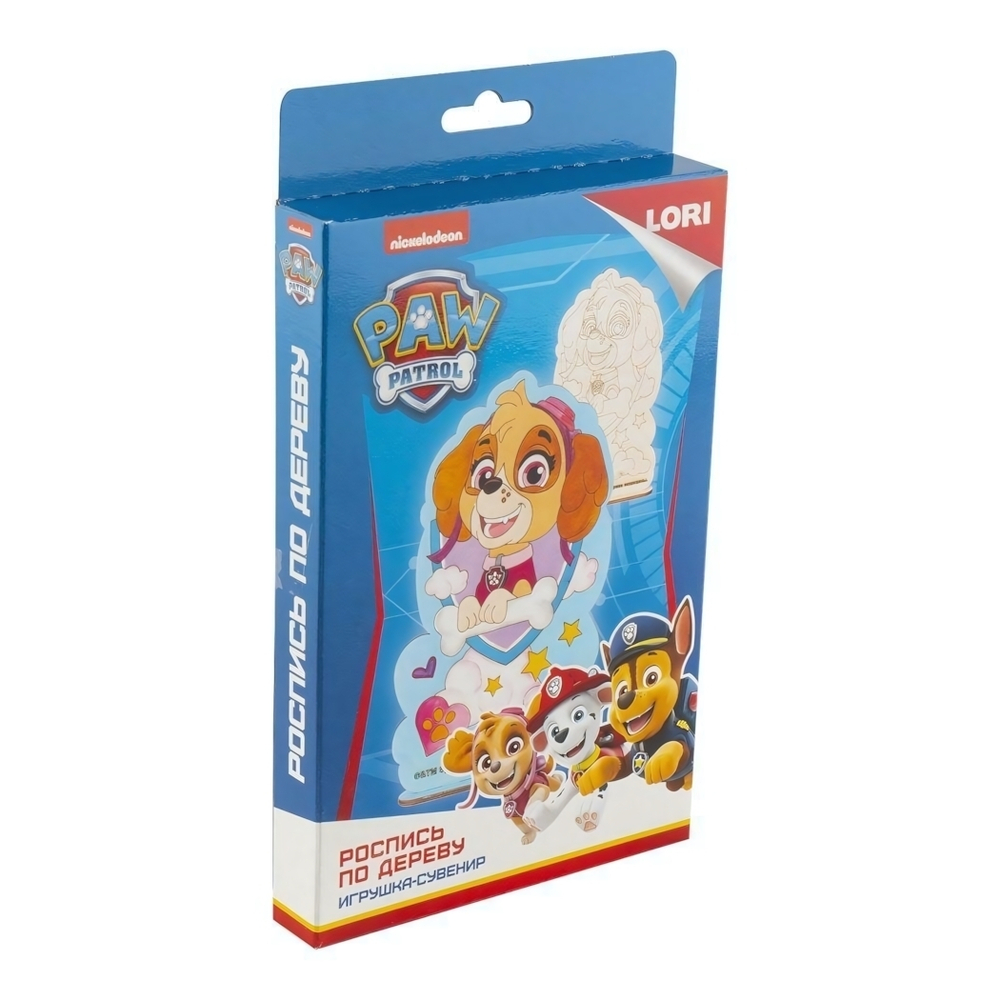 Роспись по дереву.Игрушка-сувенир Щенячий патруль "Скай" (Lori)