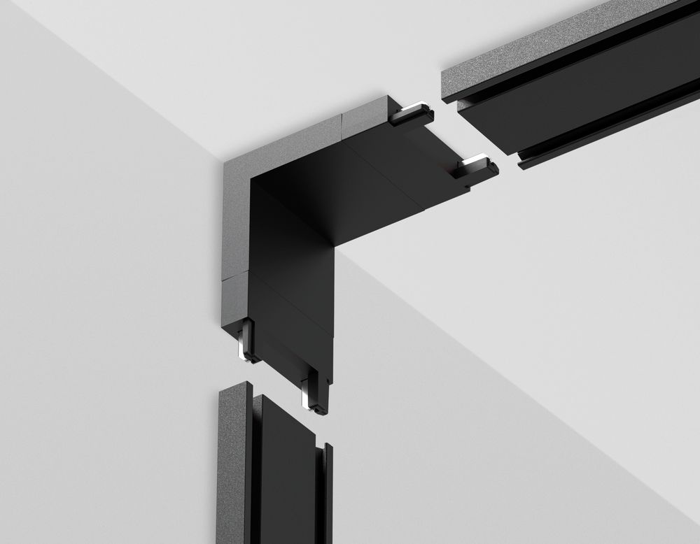 Ambrella Коннектор угловой внутренний для накладного шинопровода Track System GV1104