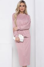 Юбка макси (пыльная роза) Ю8579 LT Collection