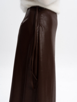 Юбка-миди из экокожи