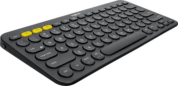 Klaviatura \ Клавиатура \ Keyboard  Logitech K380 Multi BT Gray