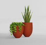 Кашпо, коллекция КОЛОР, форма БАРРЕЛЬ