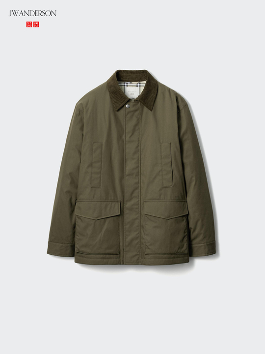 UNIQLO Куртка PUFFERTECH Utility, оливковый