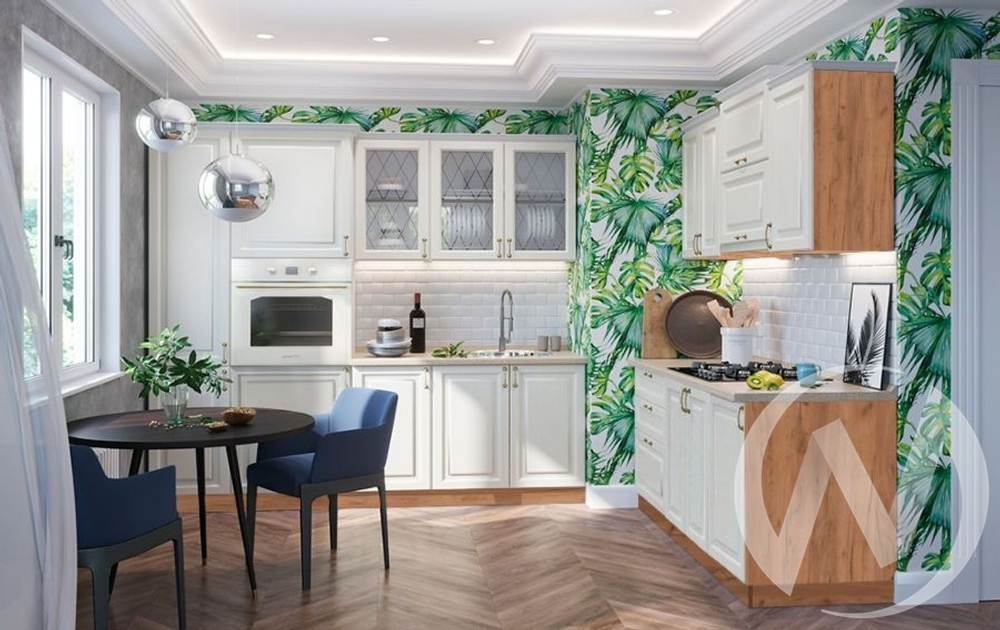 Кухня "Ницца" Дуб кремовый