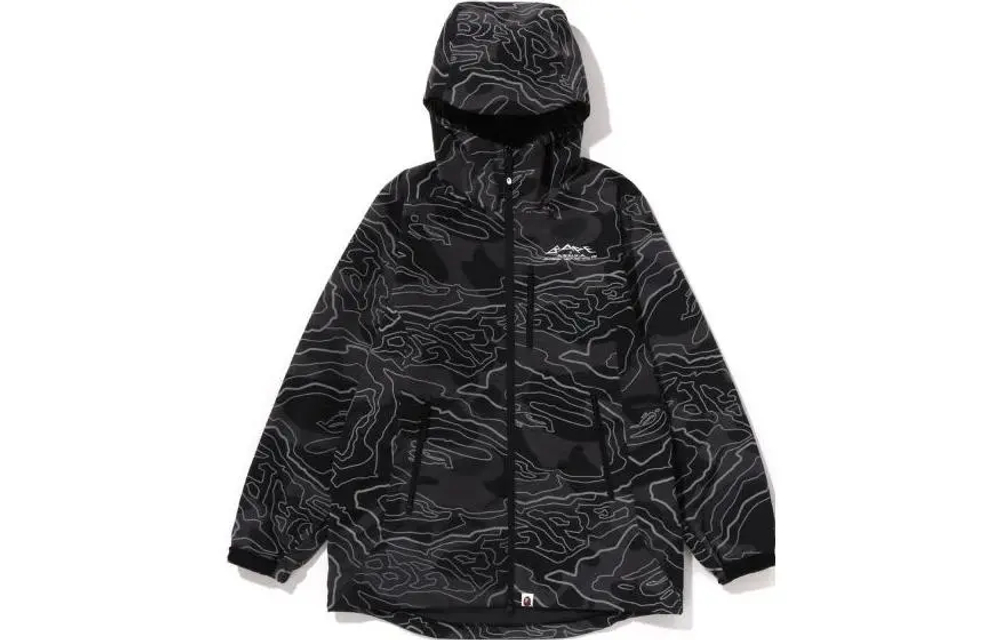 A Bathing Ape Layered Line Camo Shell Куртка