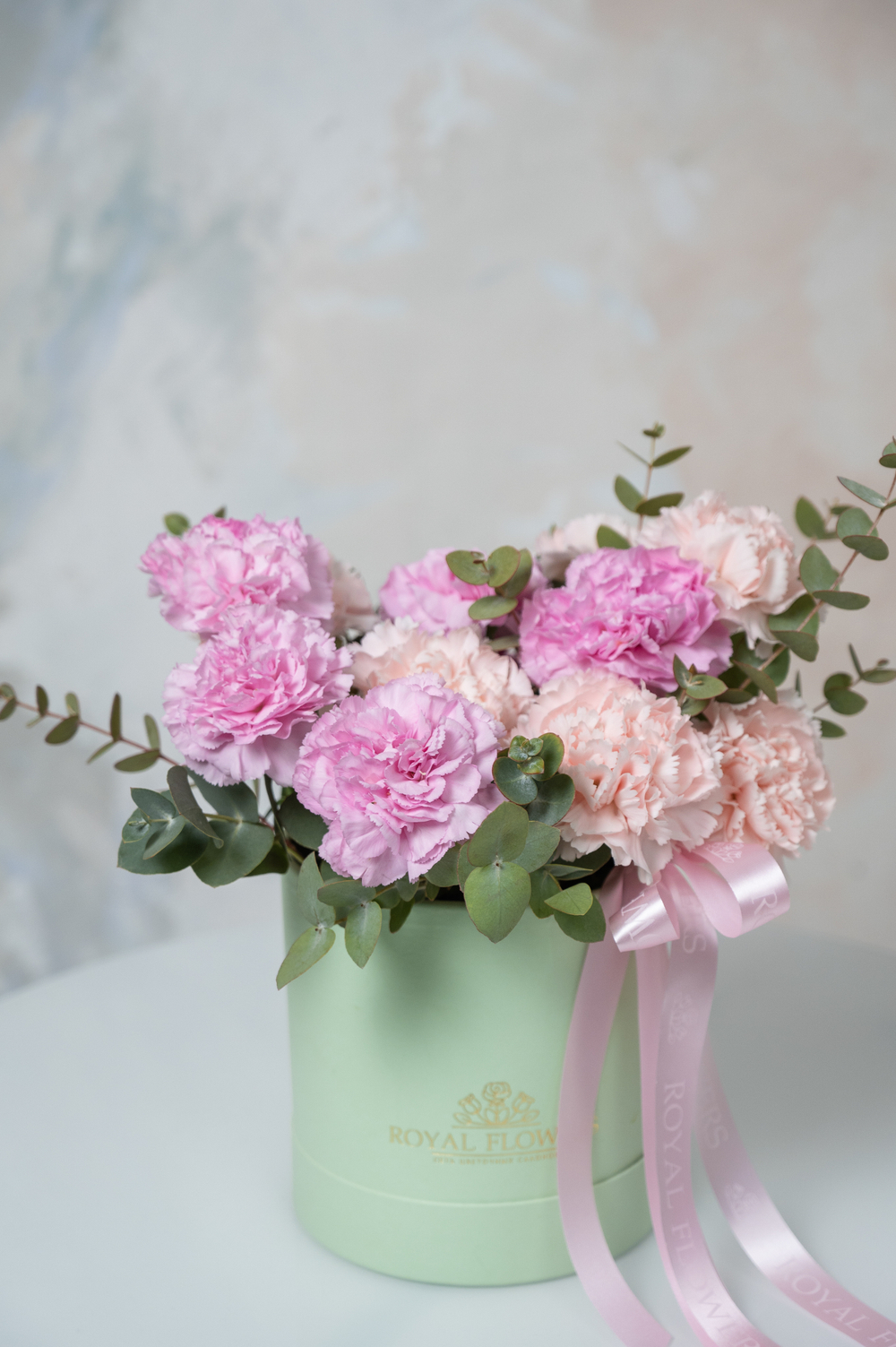 Бокс с диантусами