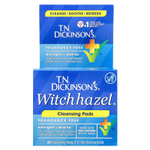 Dickinson Brands, TN Dickinson's® Witch Hazel®, очищающие салфетки, без отдушек, 60 очищающих салфеток