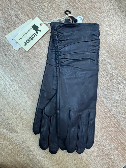 Перчатки.Женские.Кожаные.Люкс качества. Подклад: трикотаж-шерсть. 5 шт в упаковке.