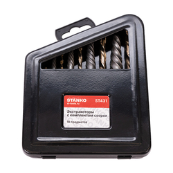 Экстракторы с комплектом сверел. Набор 10 предметов ST431