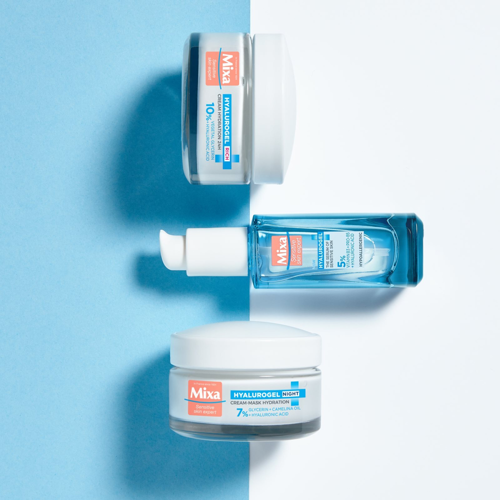 MIXA Hyalurogel Rich - интенсивно увлажняющий дневной крем с гиалуроновой кислотой /   50  ml  / GTIN 3600550934915