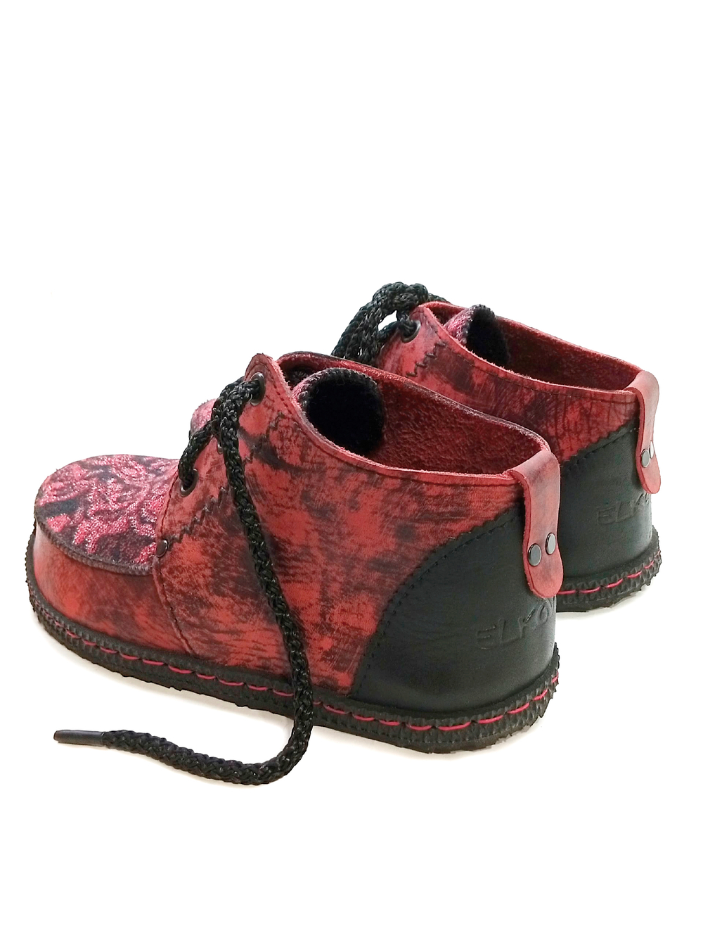 Ботинки кожаные "Burgundy"