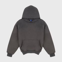 Худи Yeezy Gap Engineered by Balenciaga Shrunken Hoodie Black