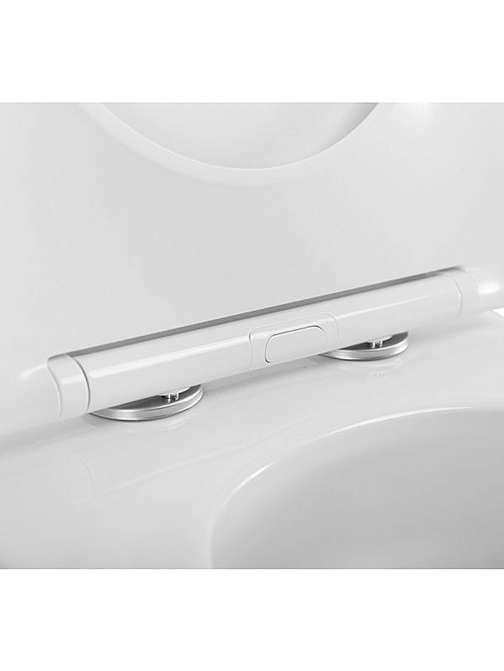 Унитаз приставной BelBagno Sfera-R BB2141CB-TOR/SC белый, безободковый, с крышкой микролифт, слив-торнадо