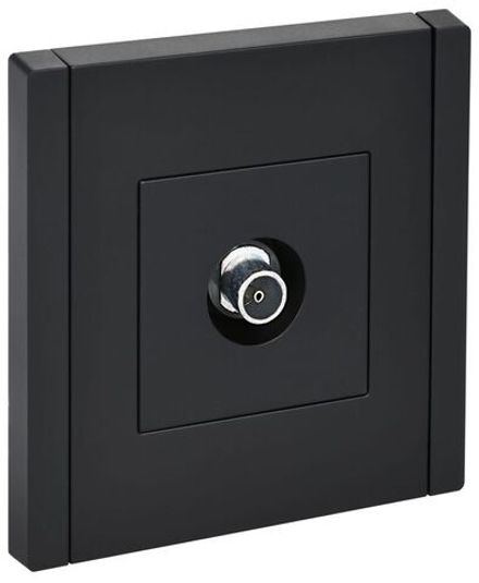 Розетка TV оконечная FORTE&PIANO FP128 черн. IEK FP-A10-O-K02