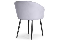 Стул на металлокаркасе Моншау черный / velutto 49