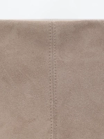 Сумка через плечо маленькая натуральная замша