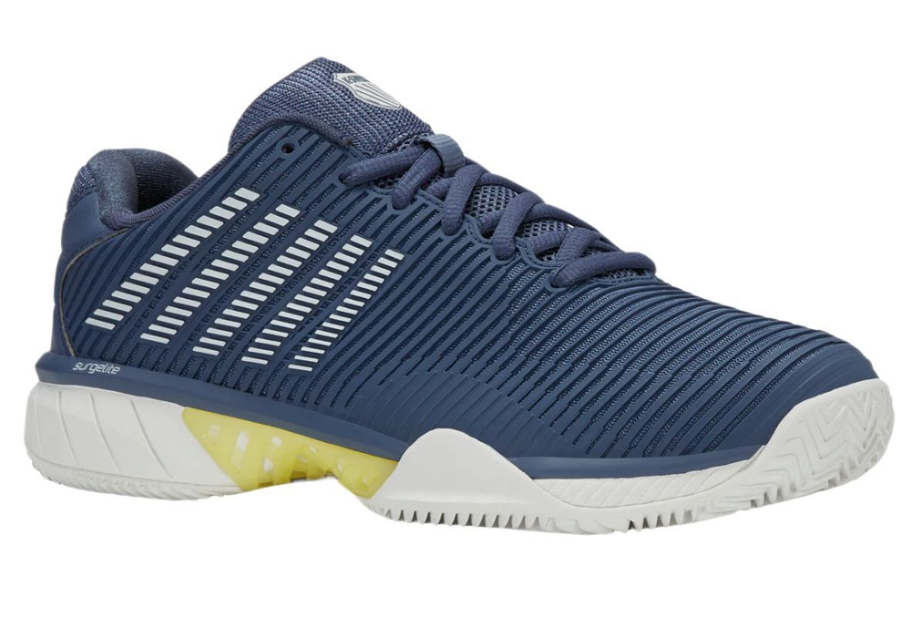 Теннисные кроссовки K-Swiss Hypercourt Express 2 Clay - vintage indigo/blanc de blanc/luminary green