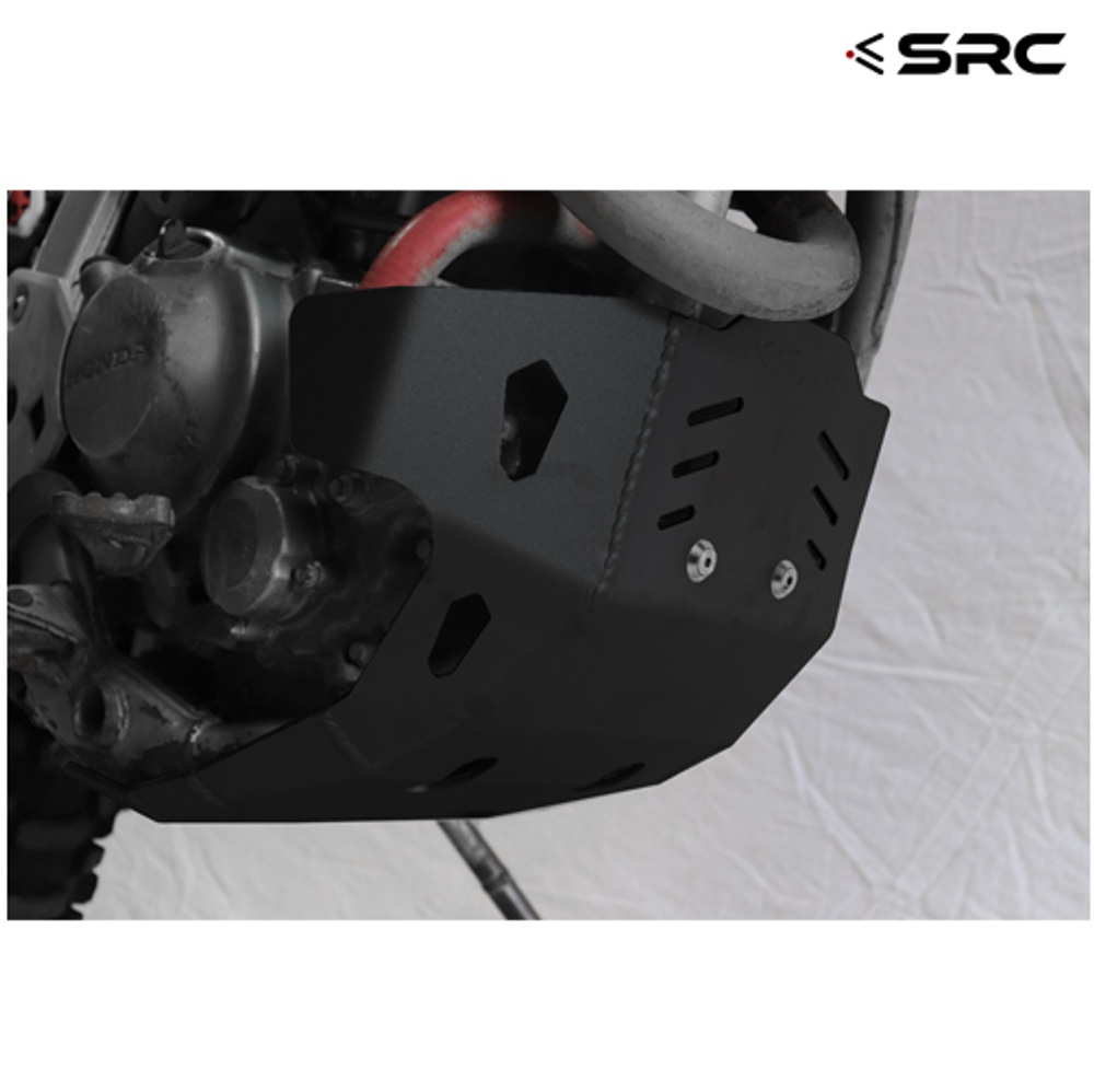 Skid Plate for Honda CRF250L-M (2012-2020). Aluminium, SRC Black