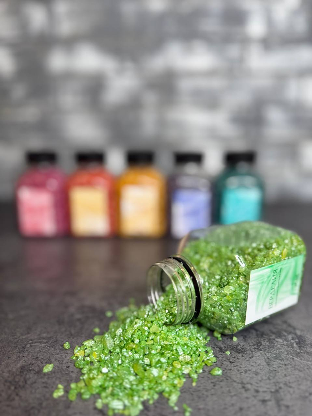 Набор соли для ванны с шиммером