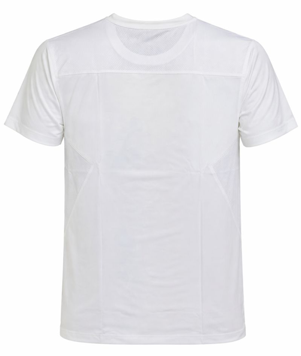 Футболка теннисная Monte-Carlo Country Club MCCC Patch & Print - white