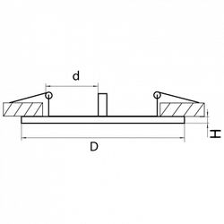 Рамка на 2 светильника Lightstar Intero 111 217926