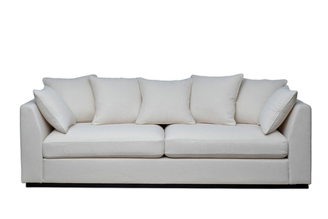 Диван Roberto трехместный, рогожка кремовый BOTEGA SVBEG 250*100*90см