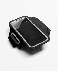 Oysho Чехол с креплением на руку для телефона с сенсорным экраном, черный