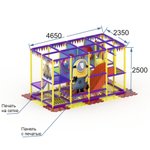 Детский игровой лабиринт «Классик 2» 11м² (4.65*2.35*2.5м)
