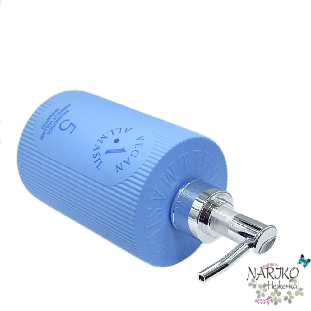 Шампунь для объёма волос с пробиотиками ALLMASIL 5 Probiotics Perpect Volume Shampoo, 500 мл.