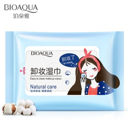 BIOAQUA Очищающие салфетки для снятия макияжа