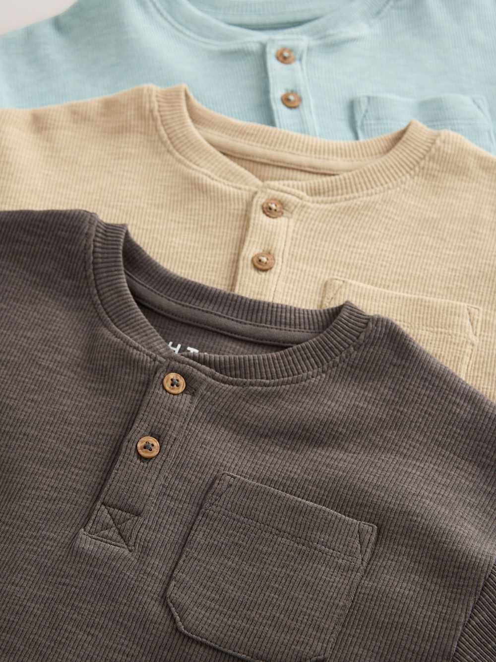 Пижама для мальчика Next AJ8-034, 3 шт., Серый, Хаки, Голубой