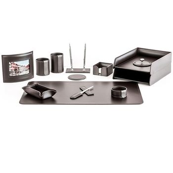 Настольный набор из кожи Cuoietto серии Business из 13 предметов (NBCCh13.1)