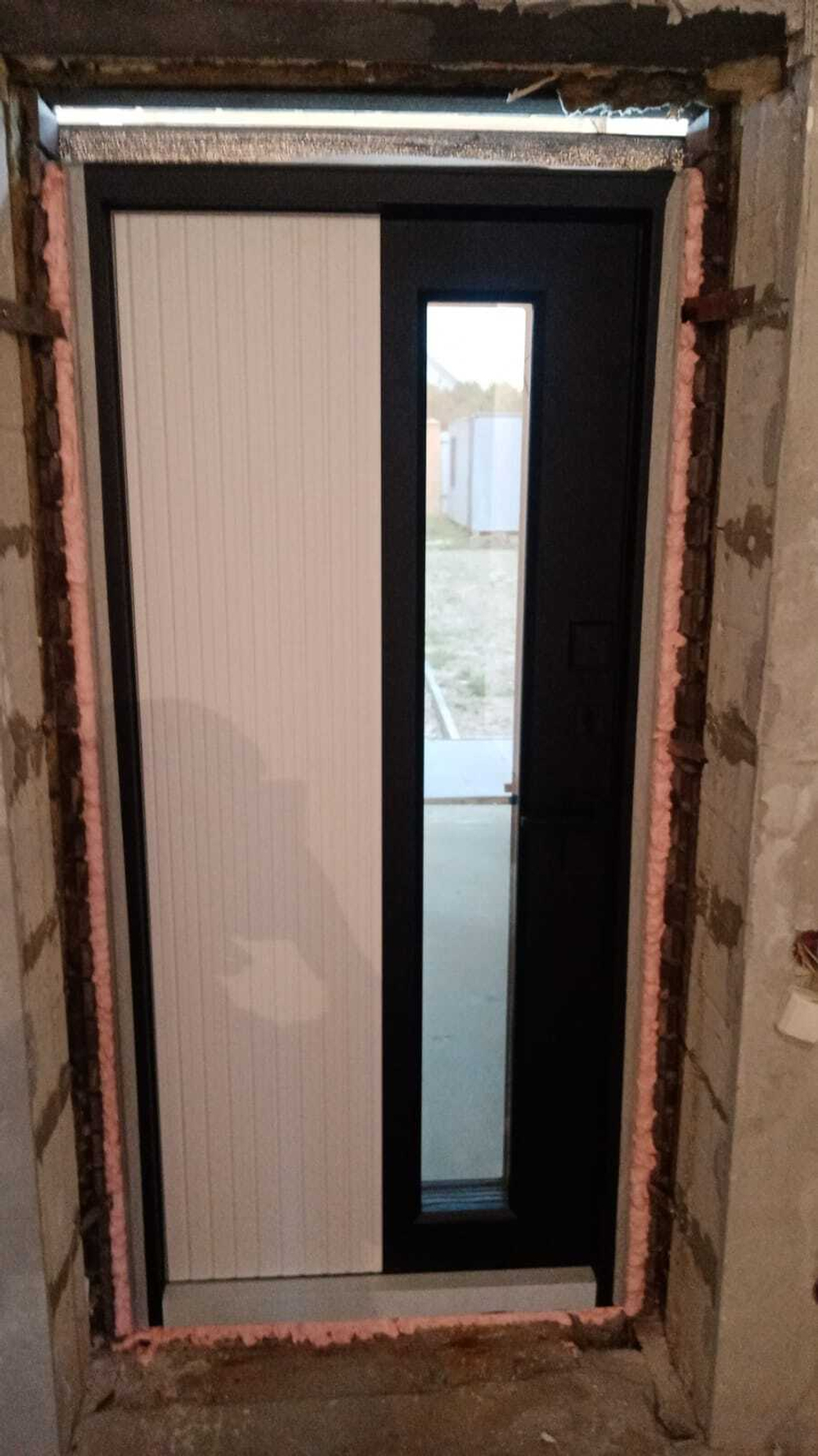 Дверь Входная Лабиринт Скандия для улицы со стеклопакетом