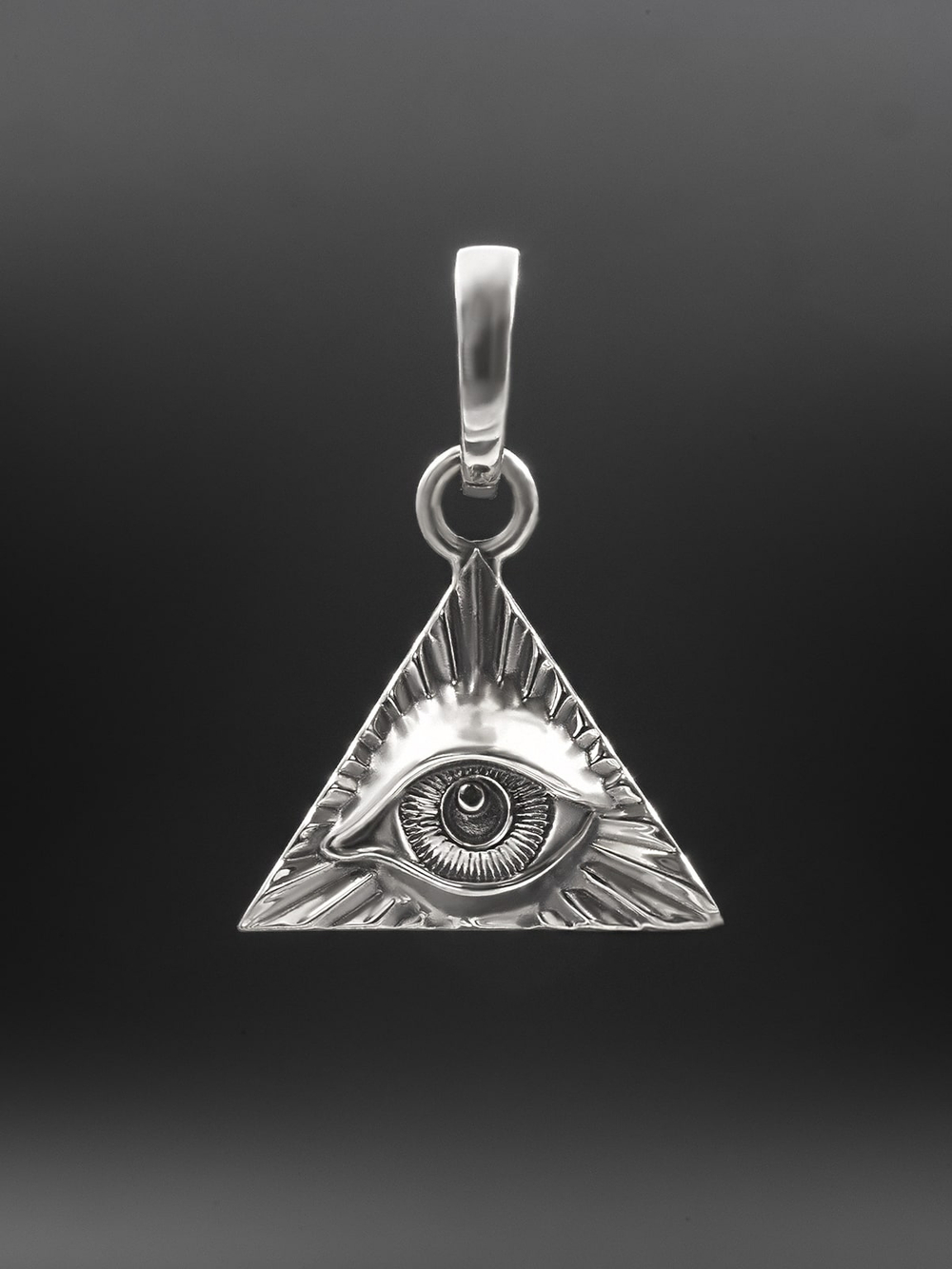 Подвеска всевидящее око из серебра 925 пробы