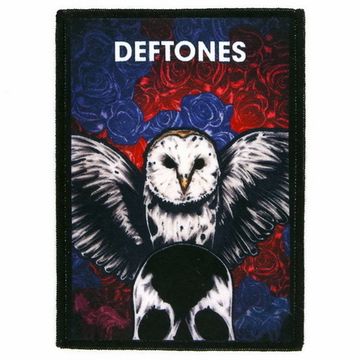 Нашивка Deftones сова с черепом цв. (865)