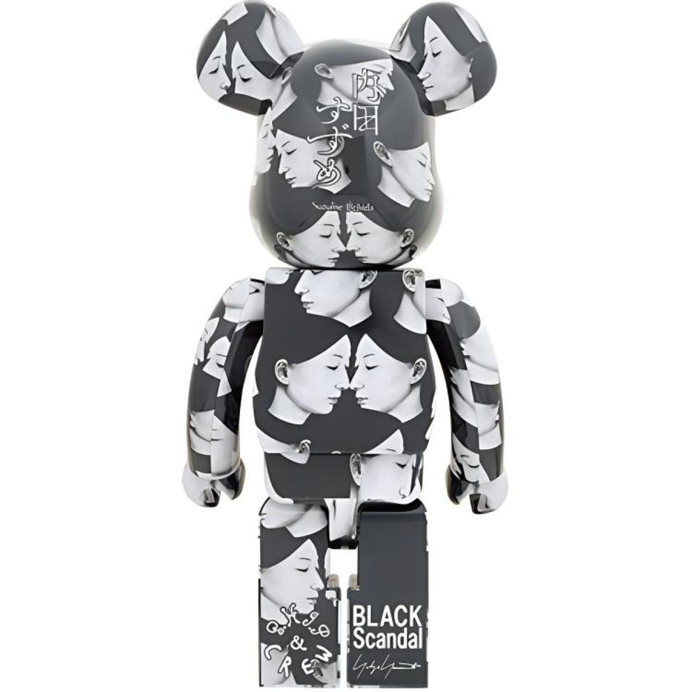 Дизайнерские игрушки BE@RBRICK 1000% BLACK Scandal Yohji Yamamoto × × S.H.I.P&crew 70cm, 2860063-611659172