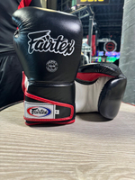 Боксерские перчатки Fairtex Boxing gloves BGV6 черный, белый, красный