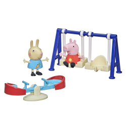 Hasbro Свинка Пеппа - Набор игровой площадки + 2 фигурки / артикул   F2189 F2217  / GTIN 5010993849284