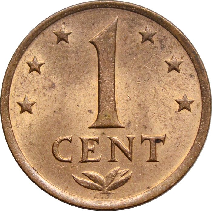 1 цент 1970-1978 Нидерландские Антильские острова